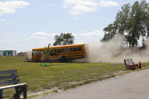 <p>611&nbsp;Bus Crash Demonstration Left Side View 4</p>