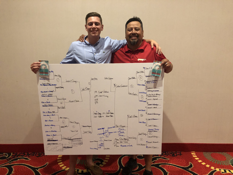 <p>64 First Place - Andrew Gorzcki&nbsp; &amp; Carlos Guerra</p>