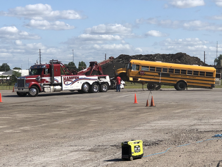 <p>700 Setting Up for Side Impact Crash Demonstration</p>